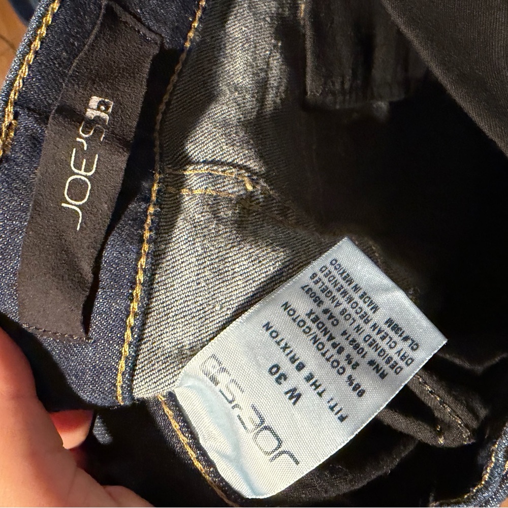 Joe's Jeans The Brixton Cotton Dennis Faded Stone Distressed Straight Slim 30 - Picture 3 of 6